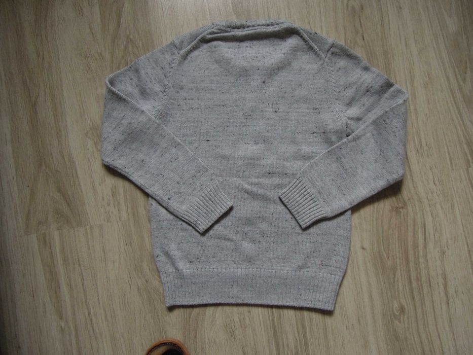 C&A- Elegancki SWETR z krawatem 128 Super