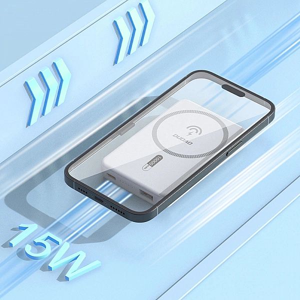 Powerbank Dudao K14S+ 10000mAh 20W USB-A / USB-C / MagSafe z podstawką