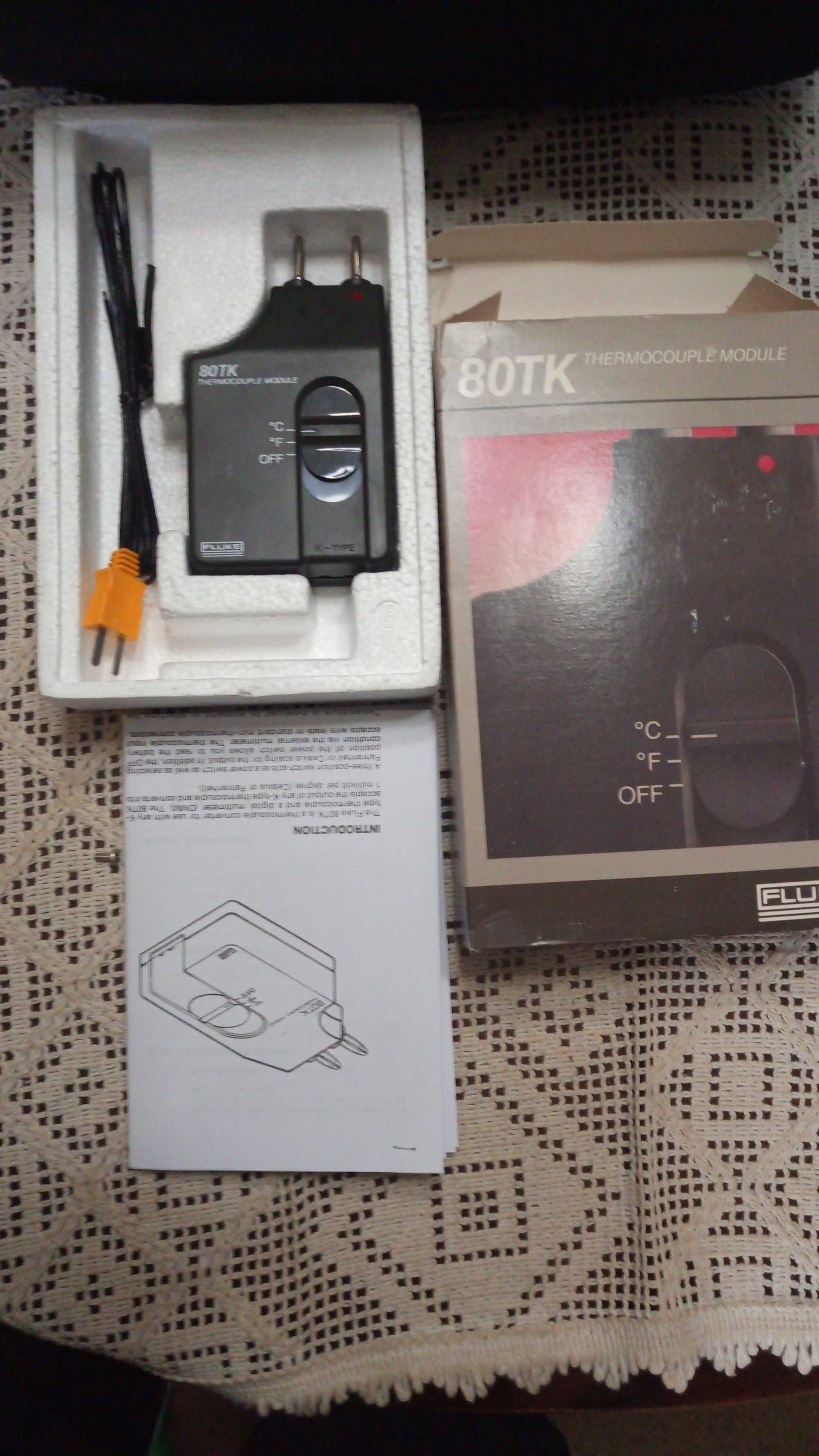 Osciloscópio portátil Fluke 124B Novo com  EXTRAS