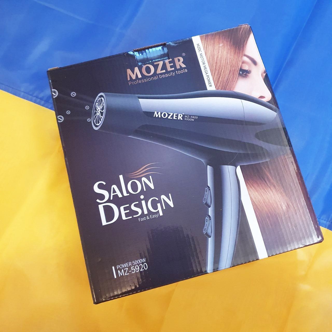 Фен для волос Mozer - мощный и функциональный, 5000 Ватт, 3 режима