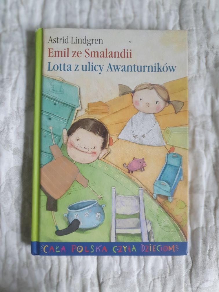 "Emil ze Smalandii" i "Lotta z ulicy Awanturników" Autor: Astrid Li...