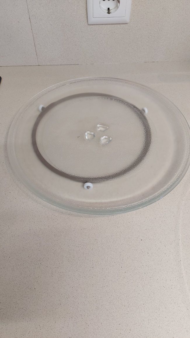 Prato grande de vidro para Micro-ondas y35