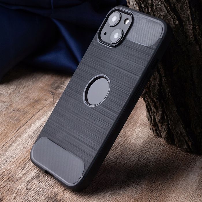 Etui Silikonowe Carbon Do Samsung A35 5G Czarne