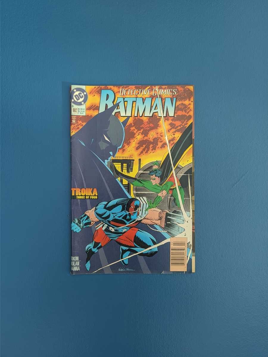 DC Batman #682 Troika pt. 3 Dixon Nolan Hanna 02. 1995 vintage komiks