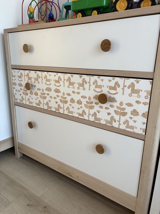 Meble dla dzieci Szafa i komoda zestaw brw Timon