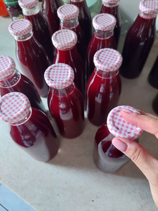 Sok  malinowy 100 % 0,5l 3 szt