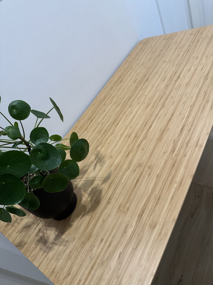 Biurko blat bambusowy ikea hilver transport
