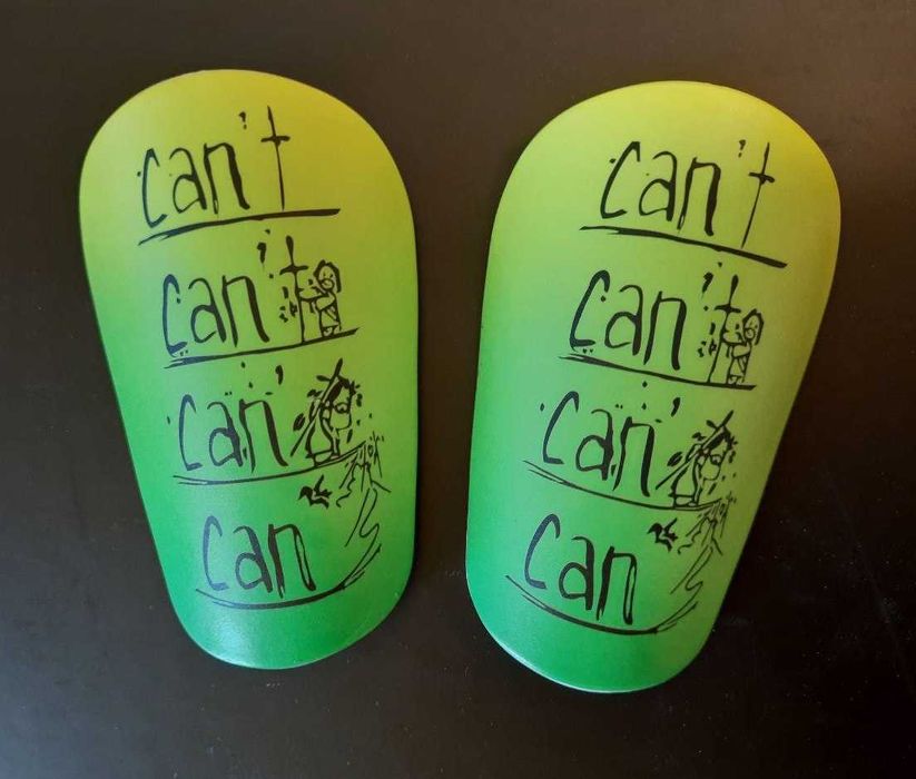 Футбольні щитки Can`t - Can, щитки міні, щитки як у Мудрика Can (S)