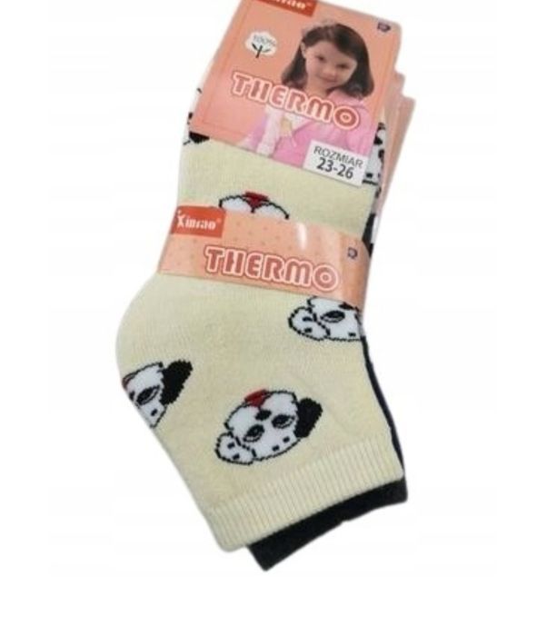 5 par skarpetki dziecięce THERMO Jakość  23-26