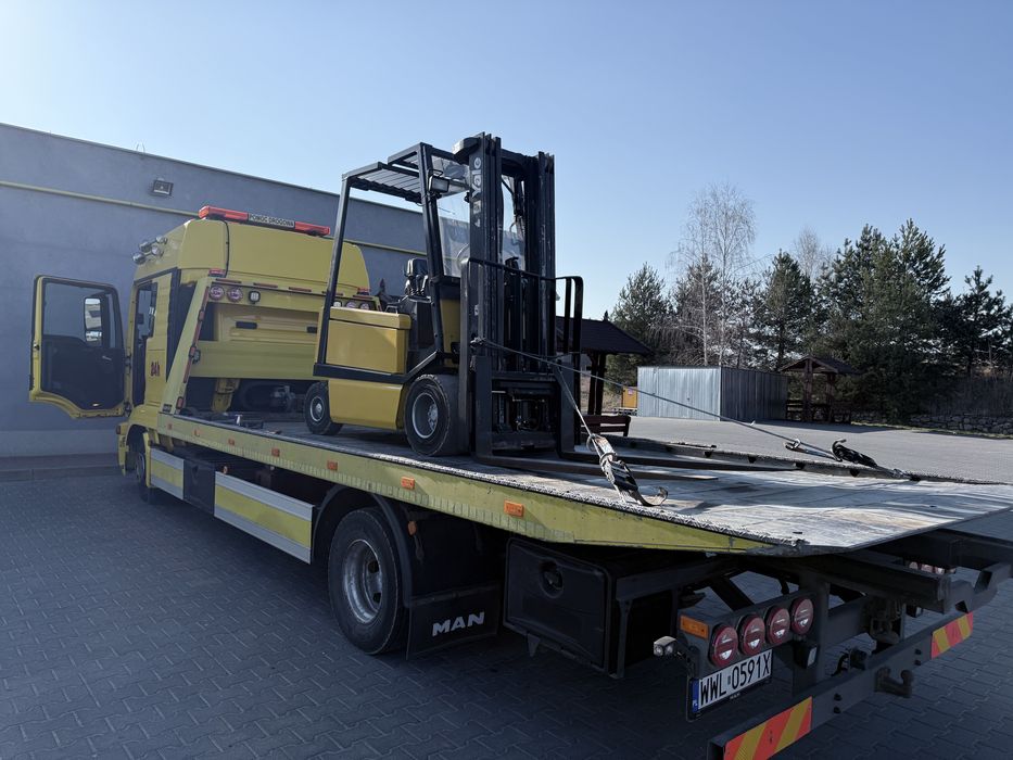Laweta,Autolaweta,Pomoc drogowa ,Holowanie,transport wózków widłowych