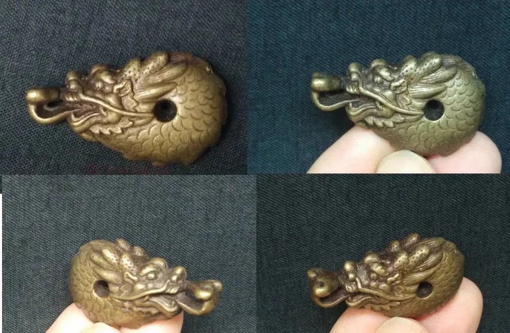 Amulet /pendant bronze Buda dragao