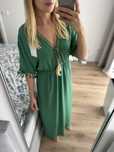 Nowa zielona sukienka maxi w stylu boho , sukienka z wiskozy