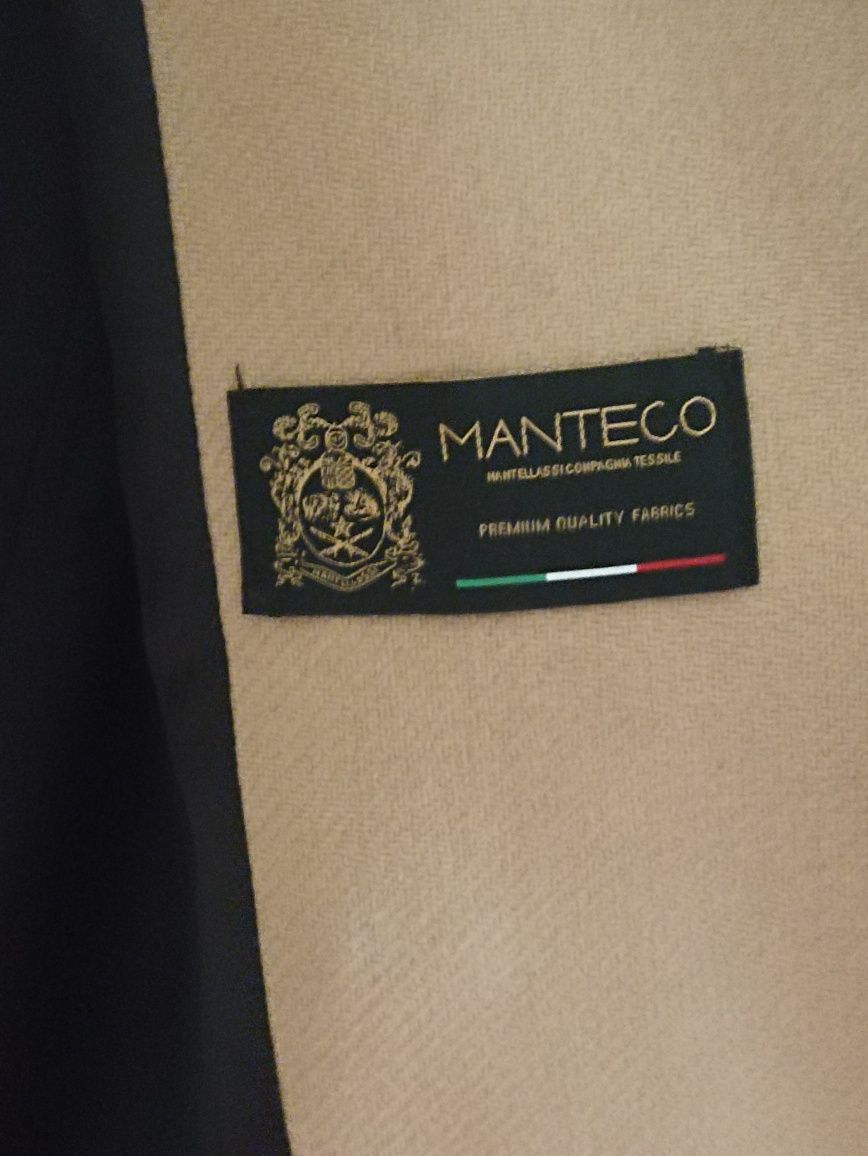 Płaszcz Zara XL Manteco premium75% wełna