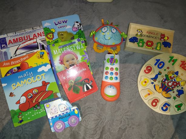 Zabawki książki dziecięce