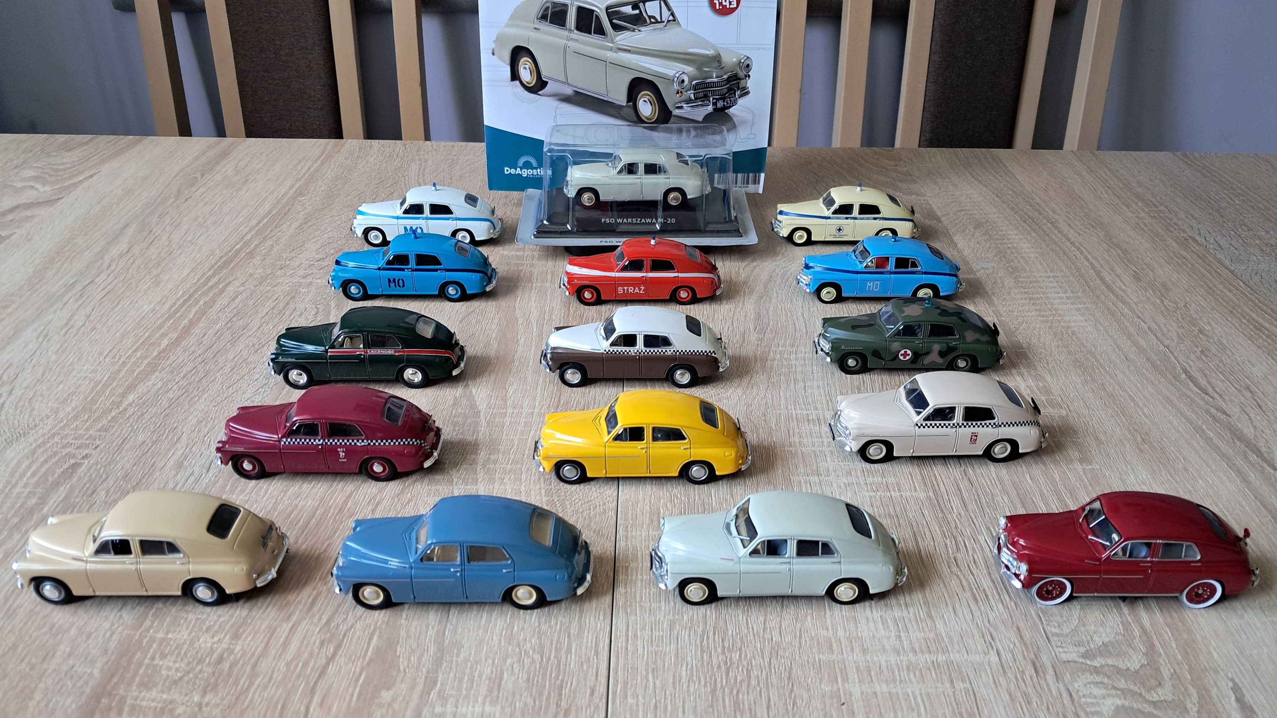 Legendy FSO Warszawa M-20 - nowy, gazetka. 1:43