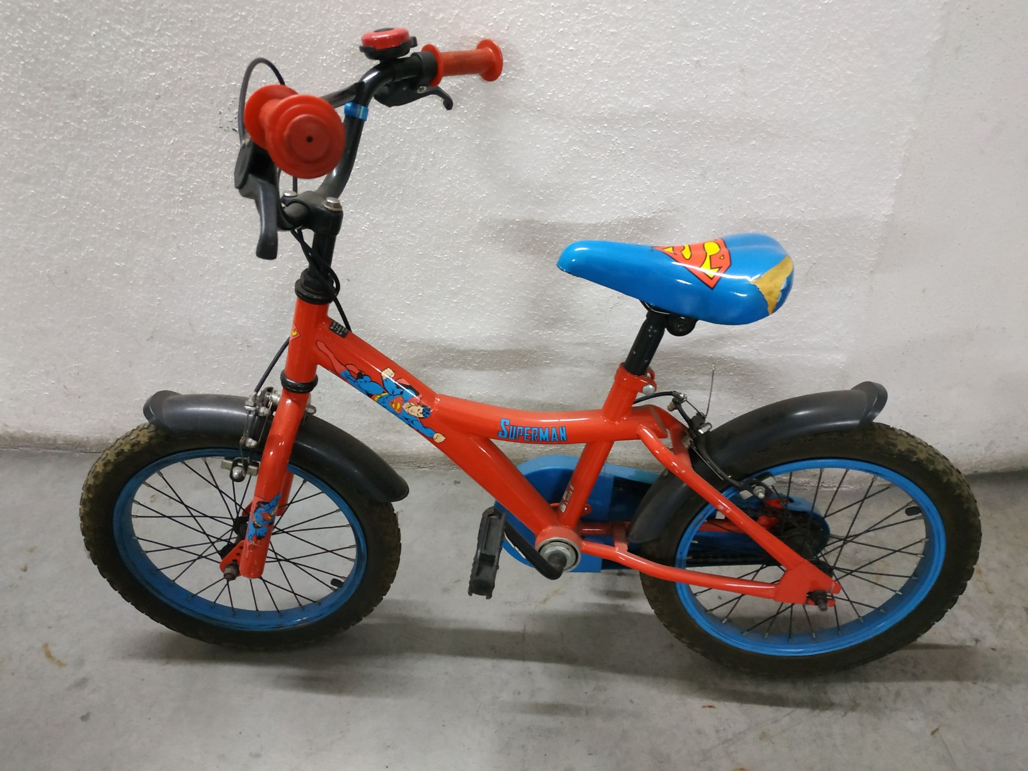 Bicicleta Super homem criança roda 12