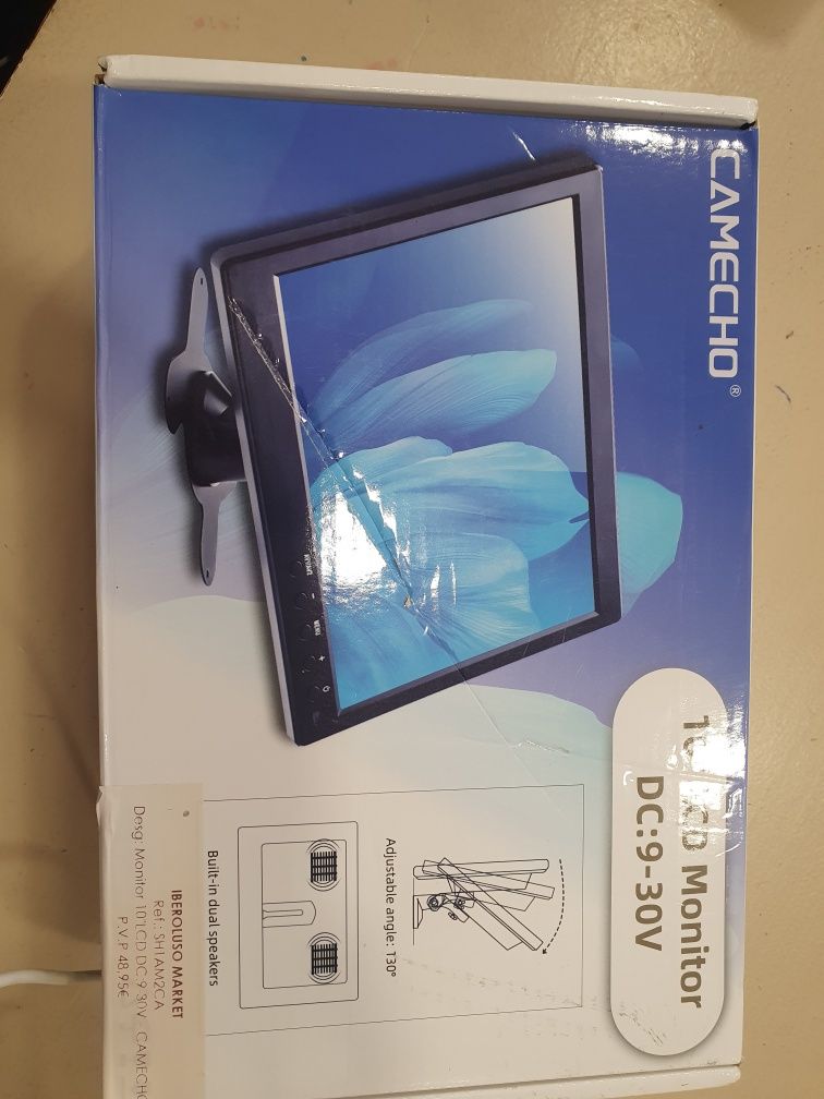Monitor 10 lcd dc:9-30v-CAMECHO