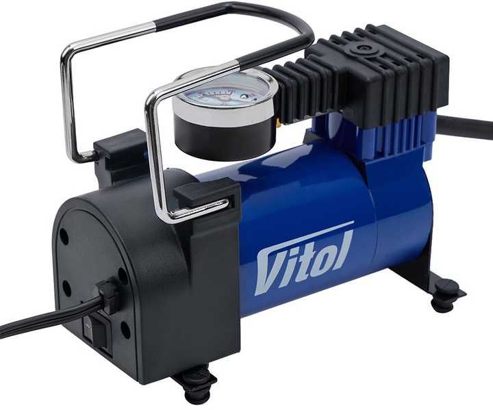 ‼️Компрессор для машины "ViTOL" K-50 150psi/15A/40л/ от прикуривателя
