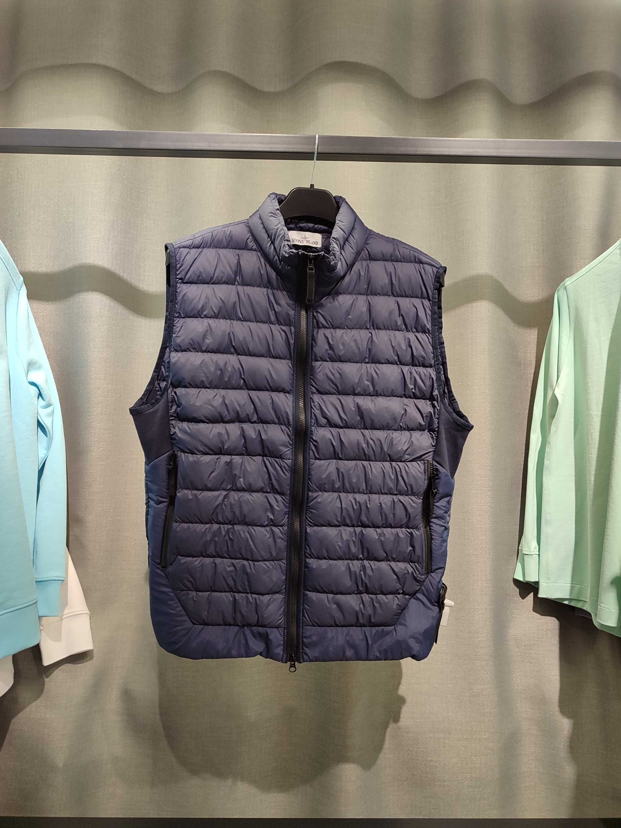 Жилет STONE ISLAND G0124 Down Gilet Down Vest Navy