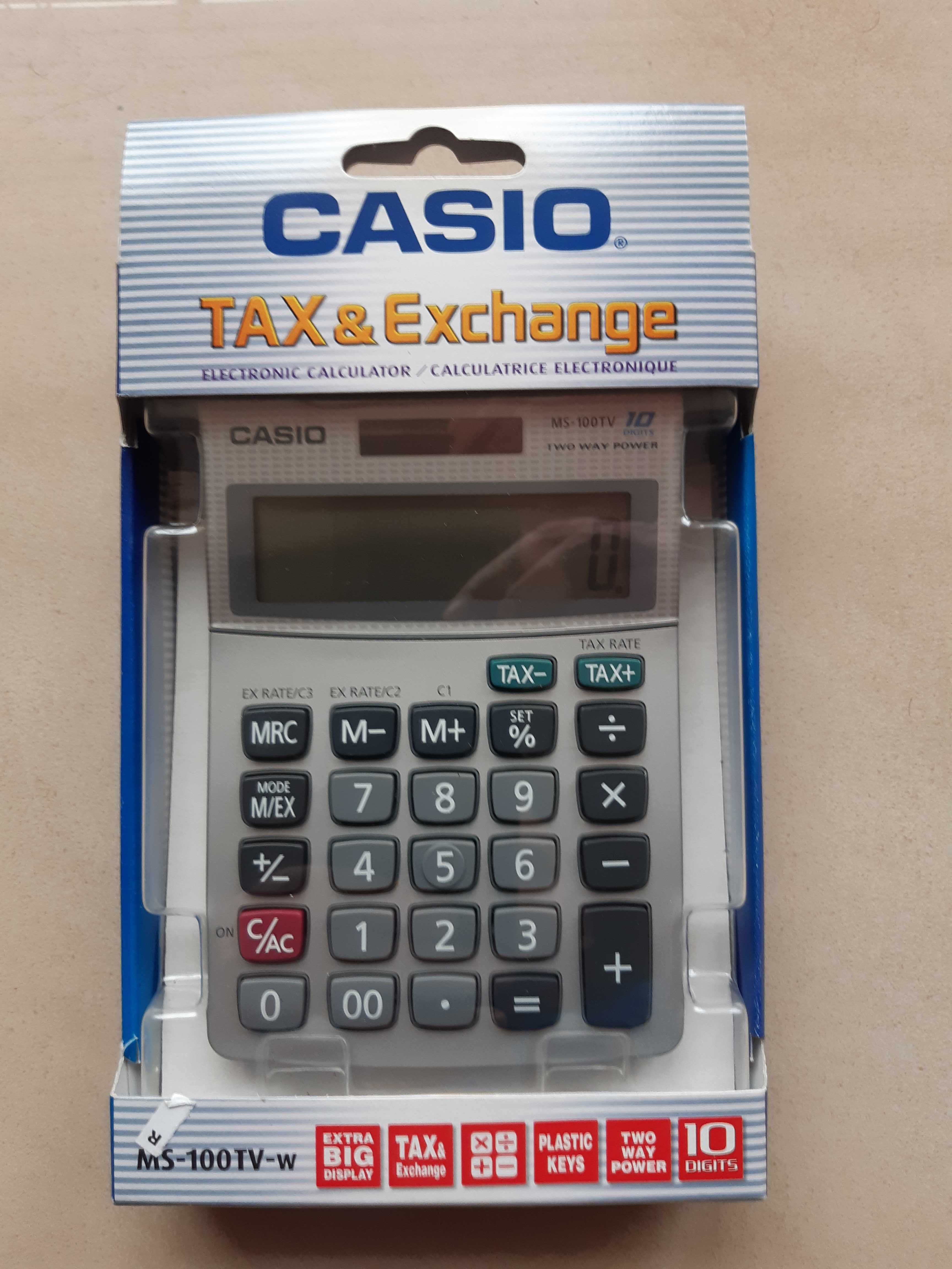Nowy kalkulator Casio plus nowy zestaw Longerre idealne na prezent.