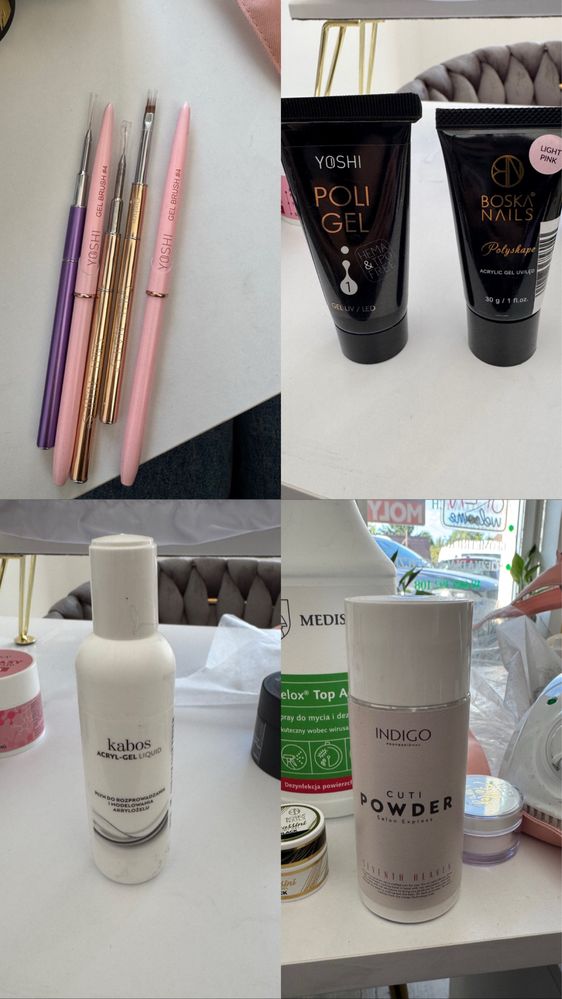 Zestaw do manicure hybrydowego i dezynfekcji