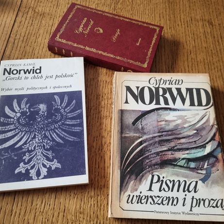 Cyprian Norwid 3 ksiązki