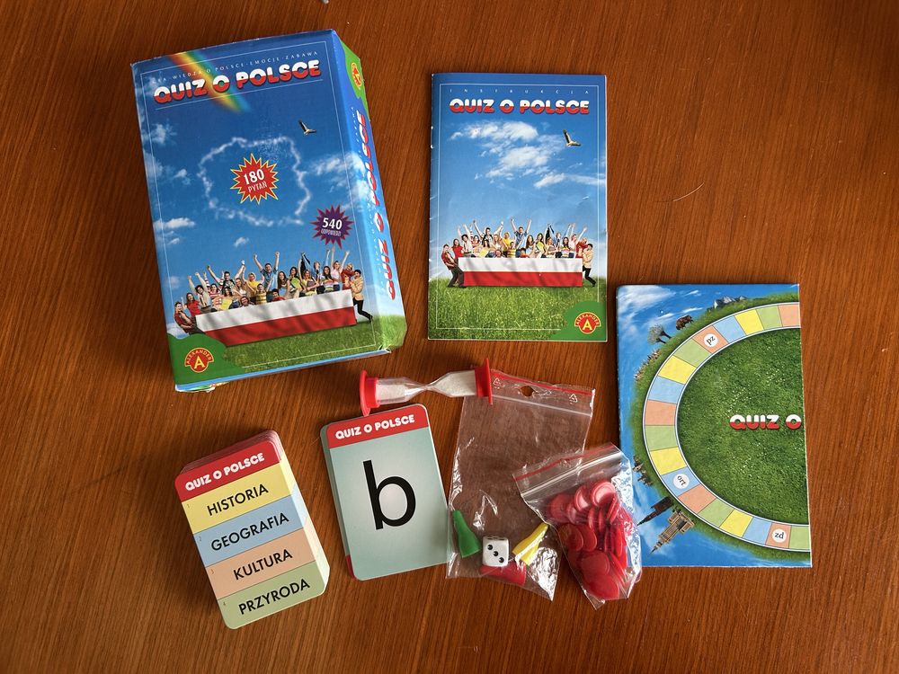 Edukacyjna gra planszowa “Quiz o Polsce”