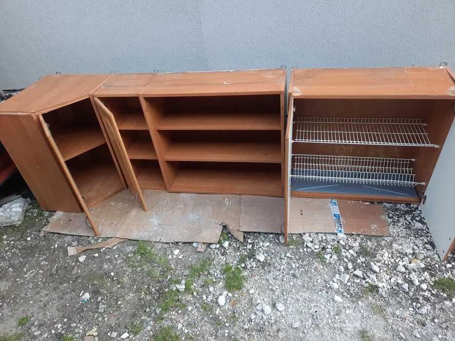 Zestaw kuchenny meble kuchenne 5 x szafki górne 2x dolne + blat + okap