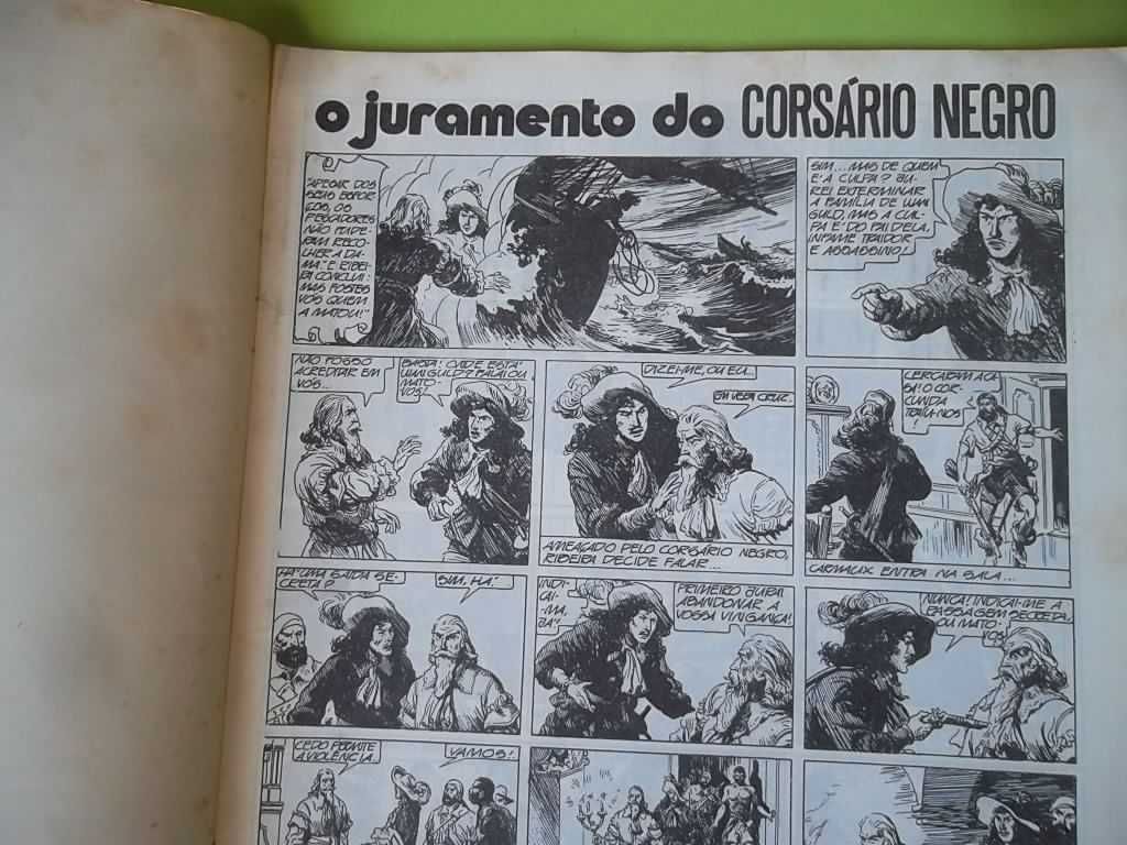 O CORSÁRIO NEGRO - COL. COMPLETA 3 VOLUMES A.P.R. (1978)