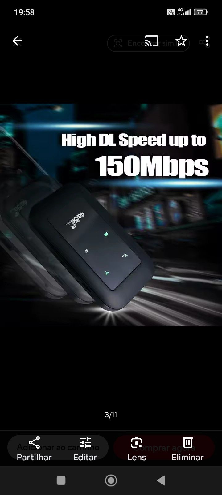 Router Hotspot 4G/5G (desbloqueado)