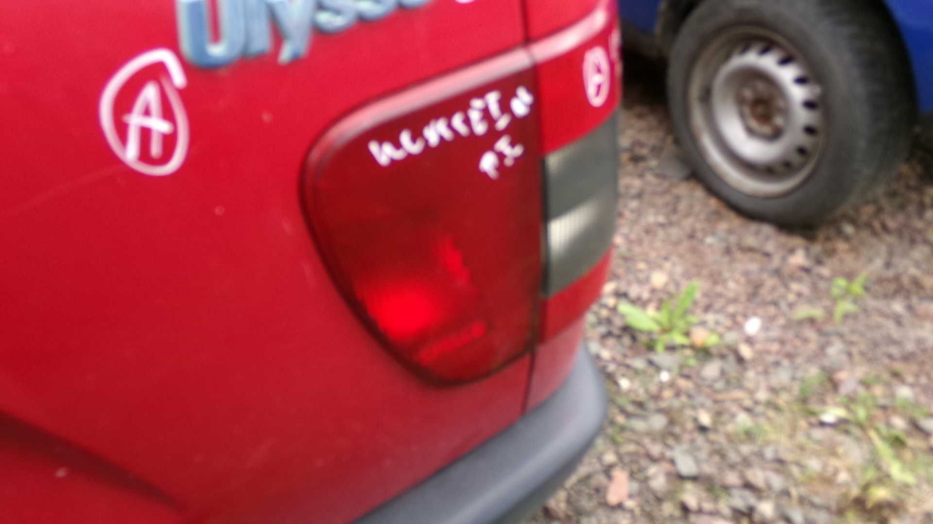 Cze5 Lampa prawa tylna w klapę fiat ulysse I 1 wysyłka części