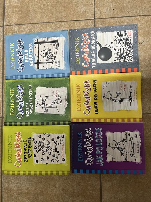 Dziennik Cwaniaczka 6 książek Jeff Kinney
