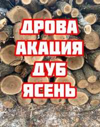 Дрова АКАЦІЯ, ДУБ, ЯСЕН. Напряму с ділянок. Мінімальна ціна! Саливінки