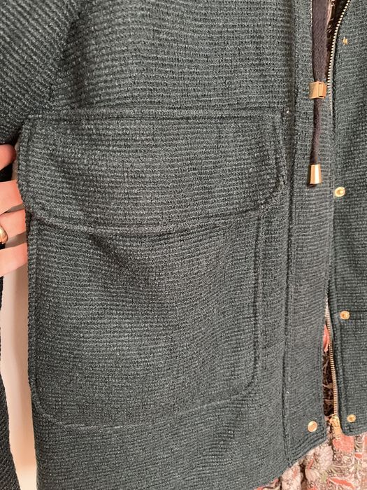 Casaco verde zara