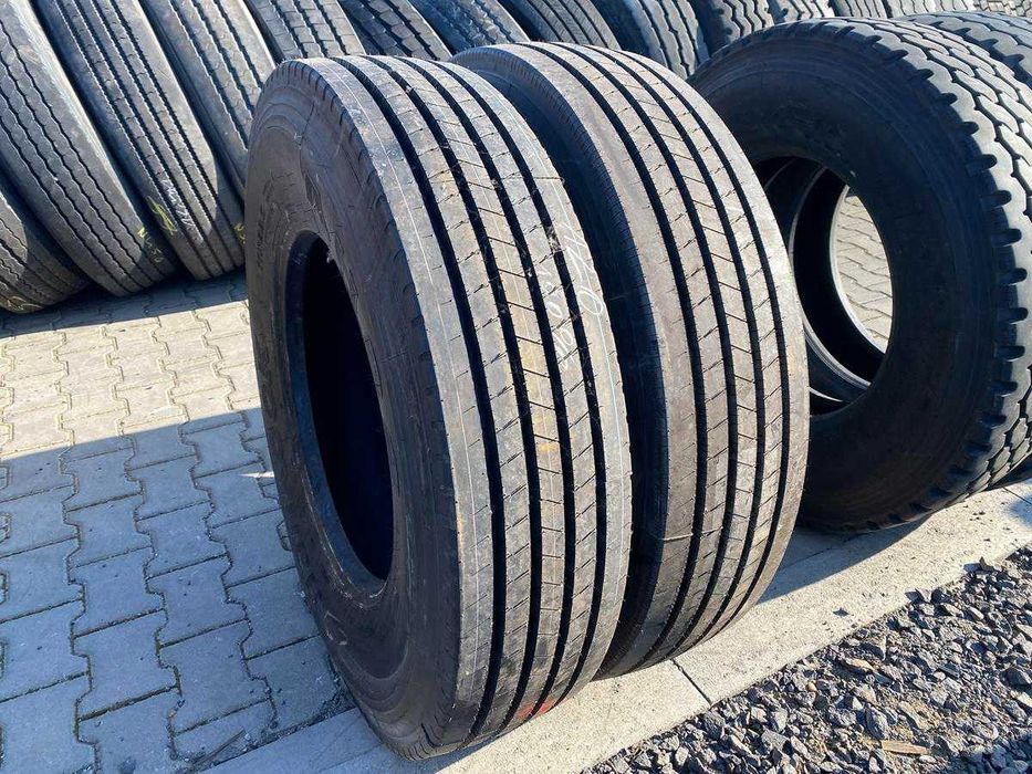 Opony używane ciężarowe prowadzące 11R22.5 HANKOOK AH22 100% Bieżnika