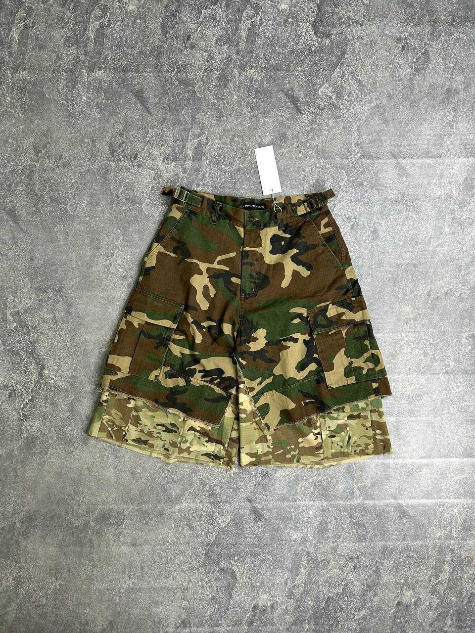 Шорти Project GRAILZ G/R gr шорты камо camo камуфляж distressed L