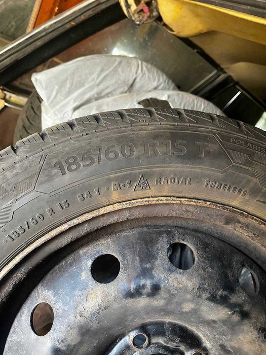 Шини зимові 185/60/R15 4шт Barum Polaris Колеса