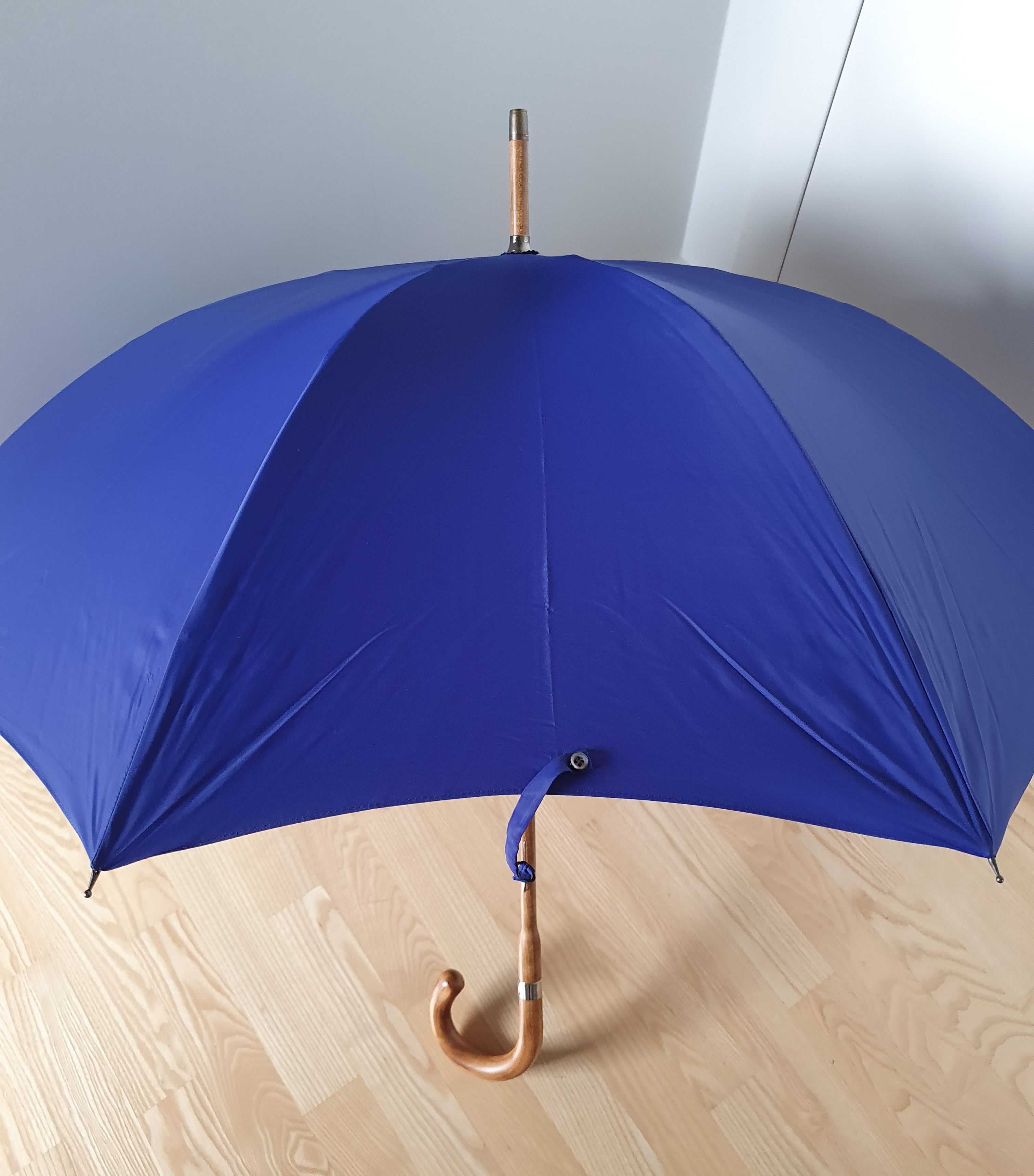 Parasol Swaine Adeney Brigg LONDON Męski Granatowy Klon EST. 1836