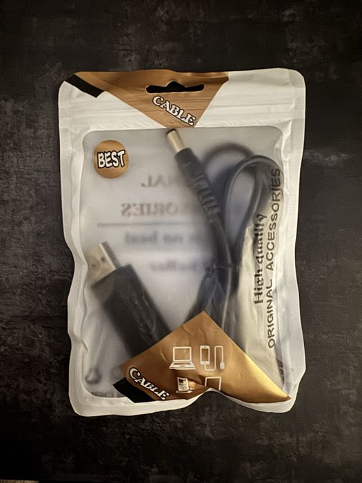 Кабель для роутера USB-DC XоKо 5,5х2,1мм 5В-12В