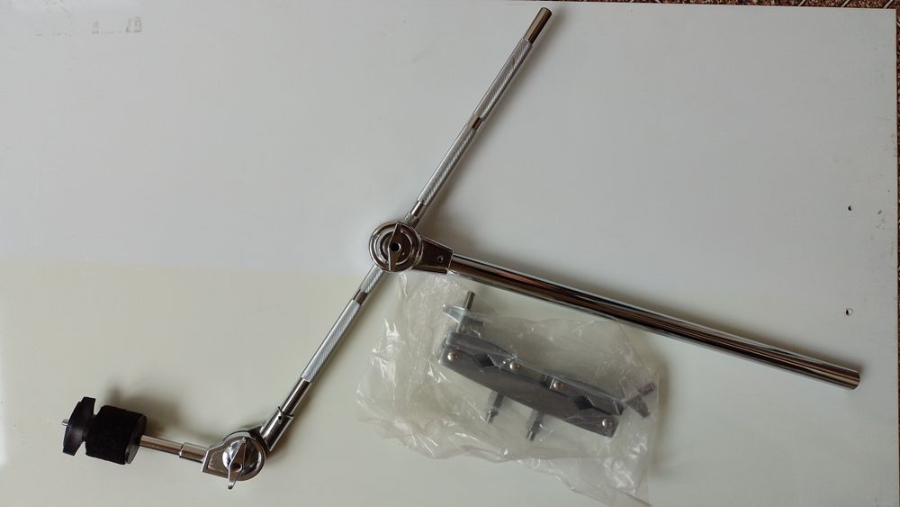 Тримач/напівстійка для тарілки (плече з клемпом, довге - 46 см)