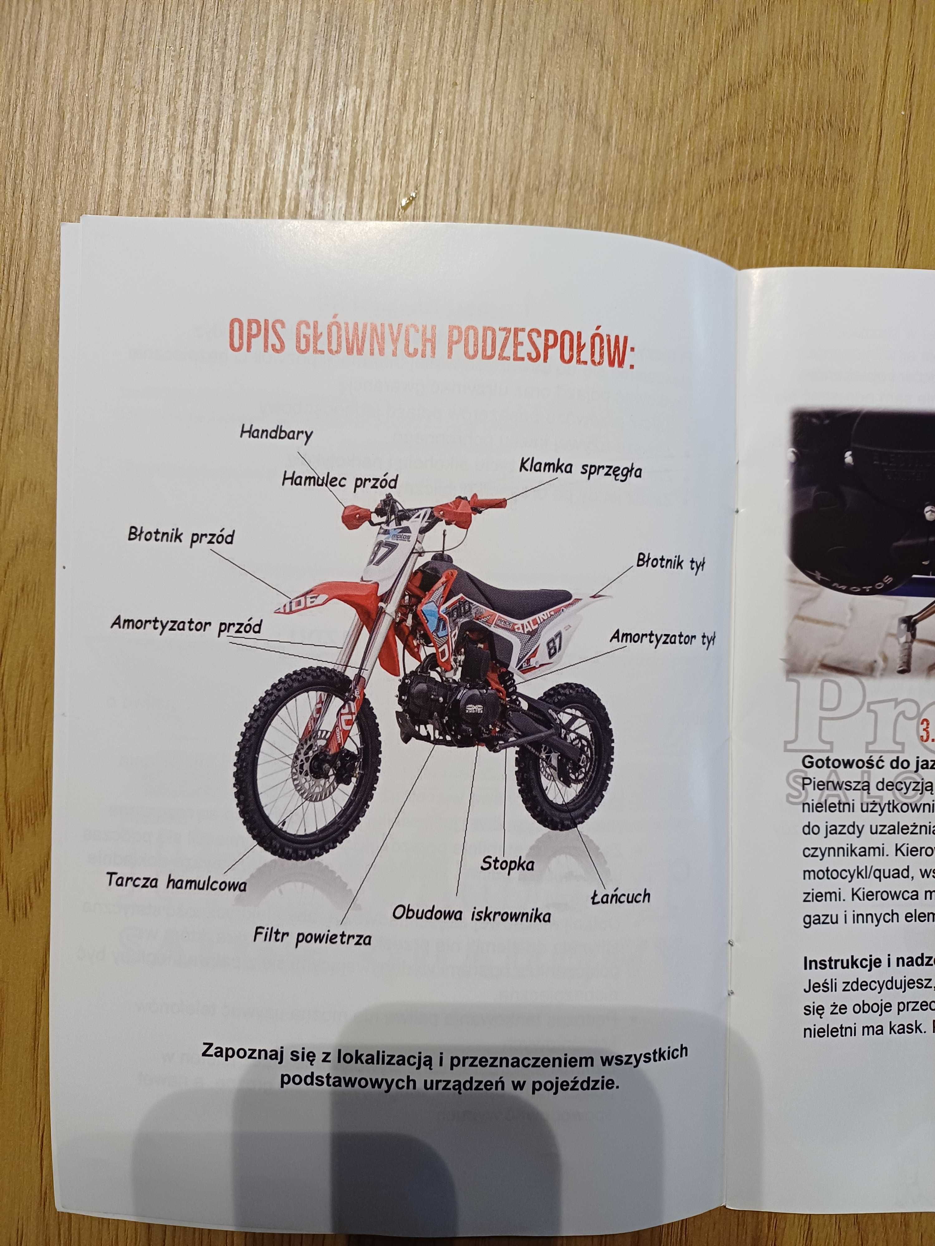 Motor cross zadbany