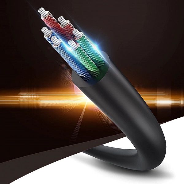 Ugreen kabel przewód rozdzielacz słuchawkowy 3,5 mm mini jack AUX 25cm