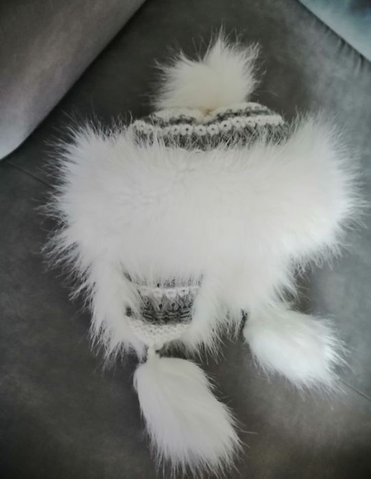 Śliczna czapka uszatka damska Starling