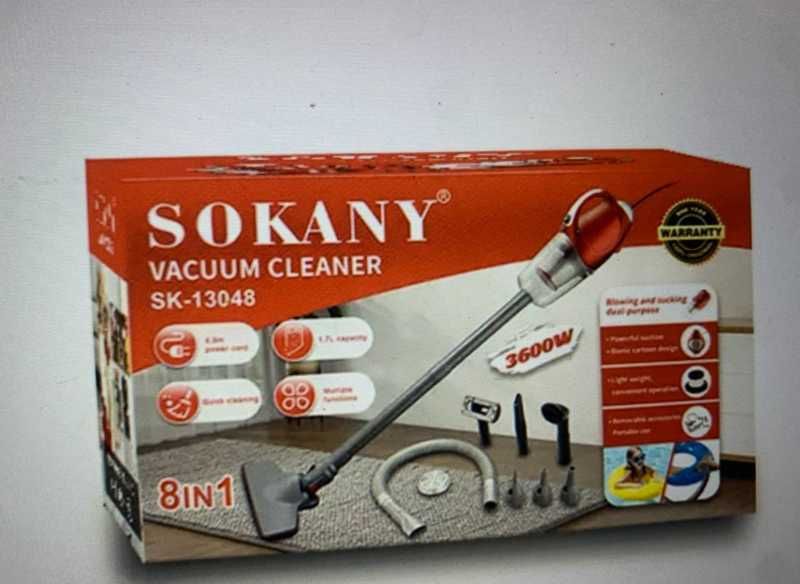 Пилисос потужний Sokany 3600B вакумний вертикальний