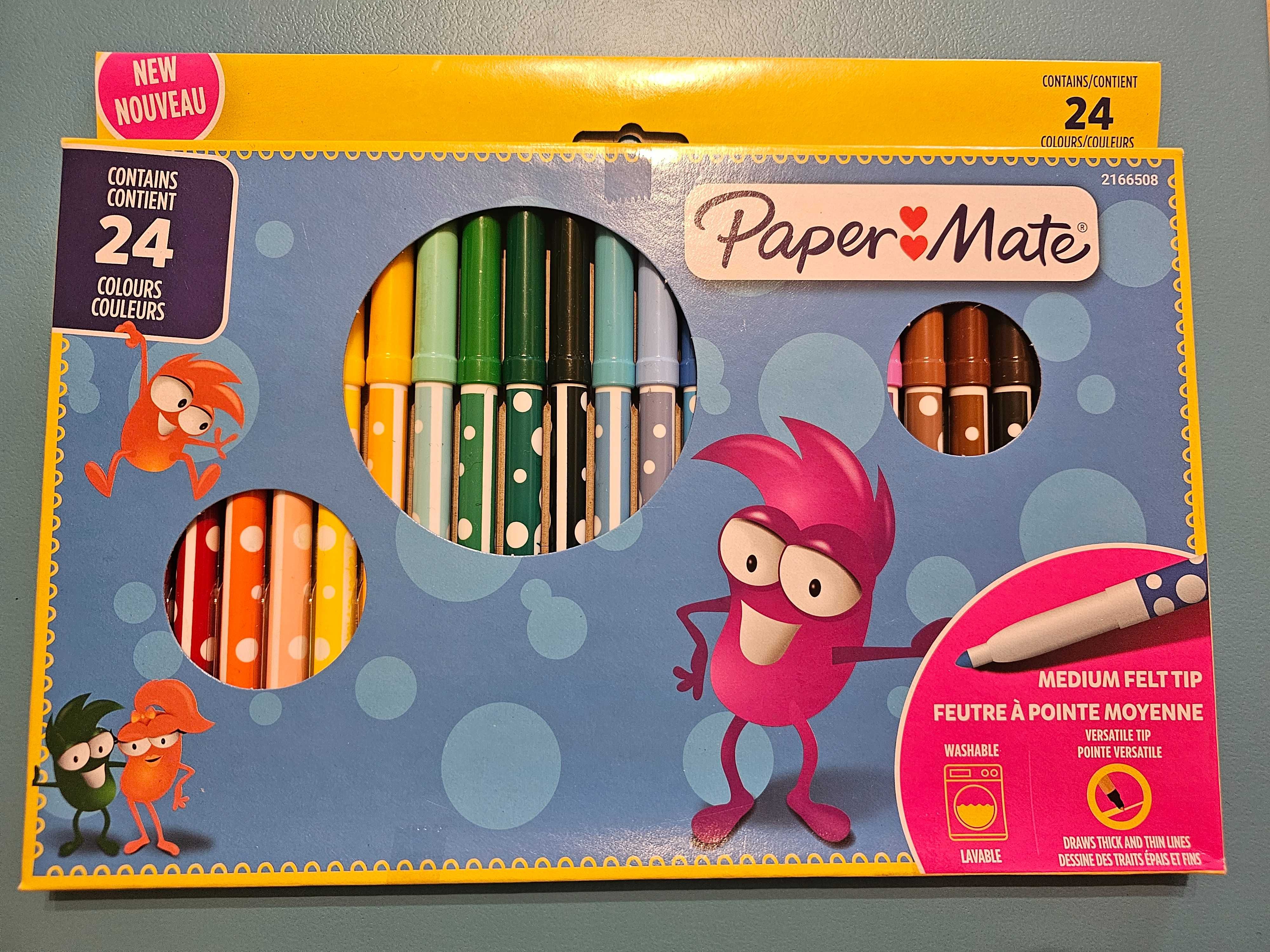 Flamastry Paper Mate 24 kolory