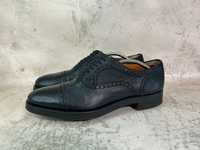 Туфлі Santoni Leather Oxford Shoes