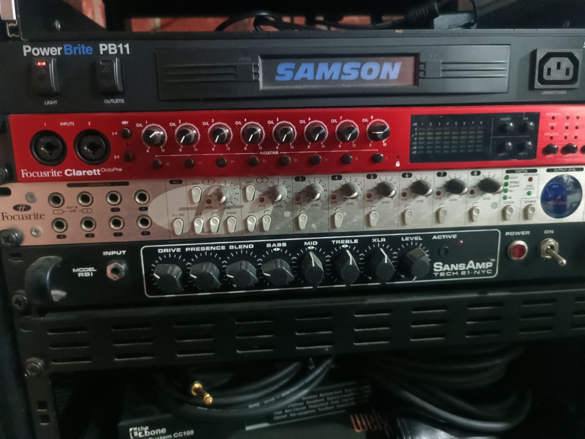 Sansamp RBI Baixo Eléctrico