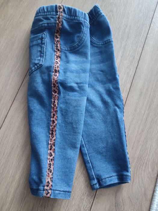 Spodnie niemowlęce panterka
