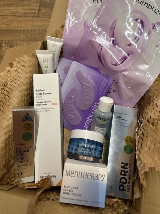 zestaw koreańskich kosmetyków retinal mask cream