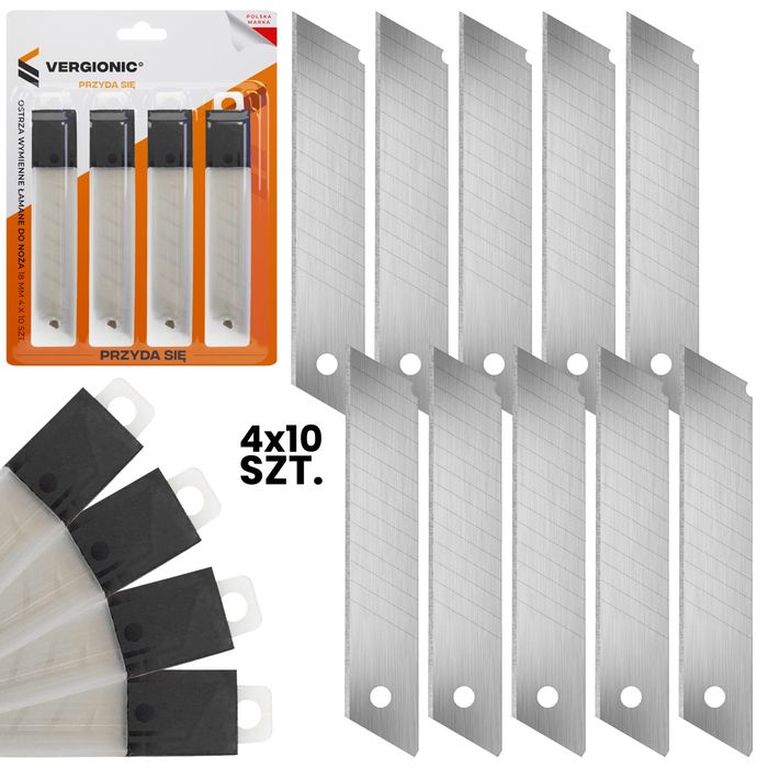 Nóż tapeciak zestaw ostrzy Nóż nożyk ostrza wymienne